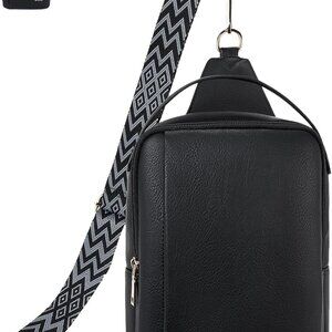 Women Crossbody Bag PU Leather Large Capacity Multi-Use Stylish